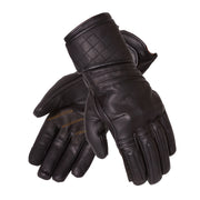 Merlin Catton III, Leather Riding Gloves, Black