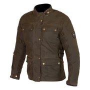 Merlin Harriet II, Waxed Armoured Motorcycle Jacket, Olive