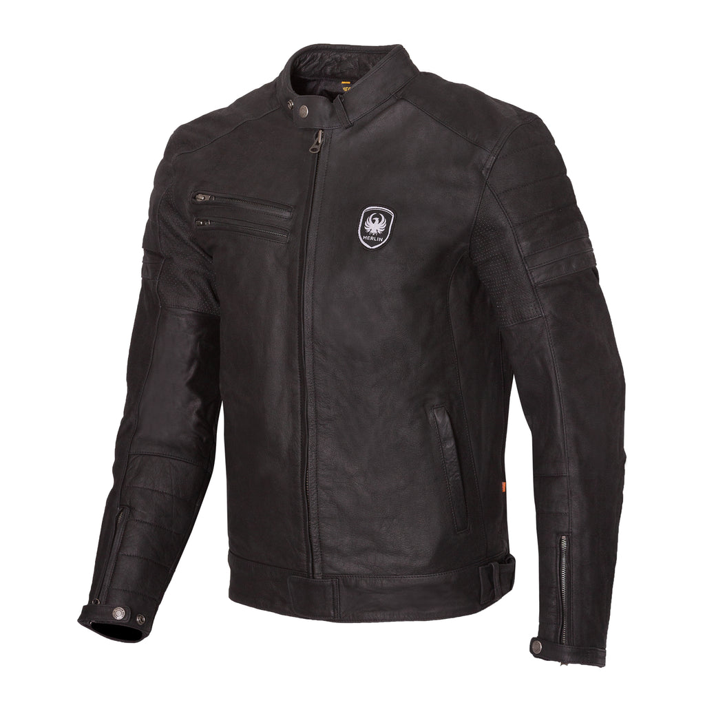 Buy Merlin Alton, Leather Armoured Motorcycle Jacket - FREE