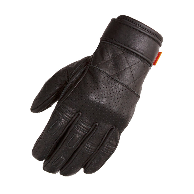 Merlin Clanstone, Leather D30 Armoured Gloves, Black