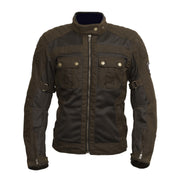 Merlin Shenstone, Airfow Waxed Armoured Women's Motorcyclist's Jacket, Olive Brown