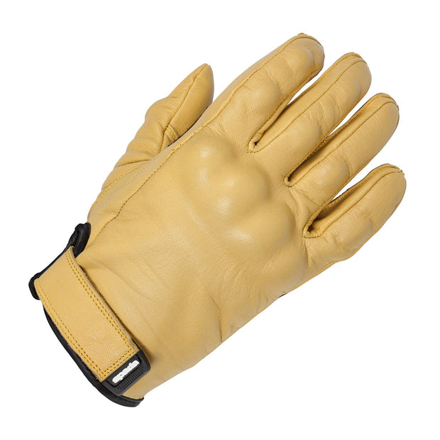 Spada Wyatt Armoured Leather Summer Gloves for Men, Tan - Foxxmoto 