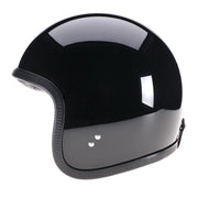 Davida Speedster 3 Helmet, Black Silver Stripe - Foxxmoto 
