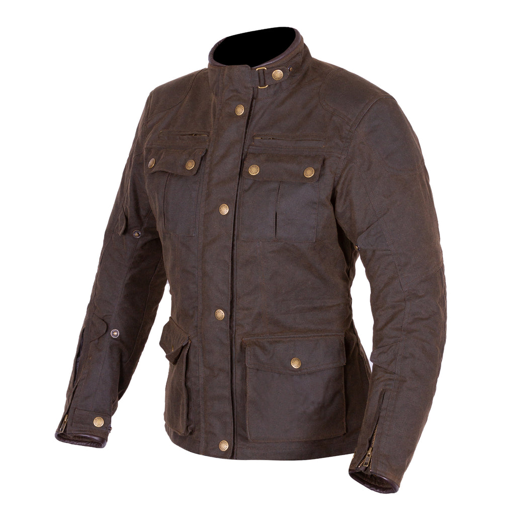 Buy Merlin Buxton, Ladies Waxed Armoured Jacket FREE Delivery