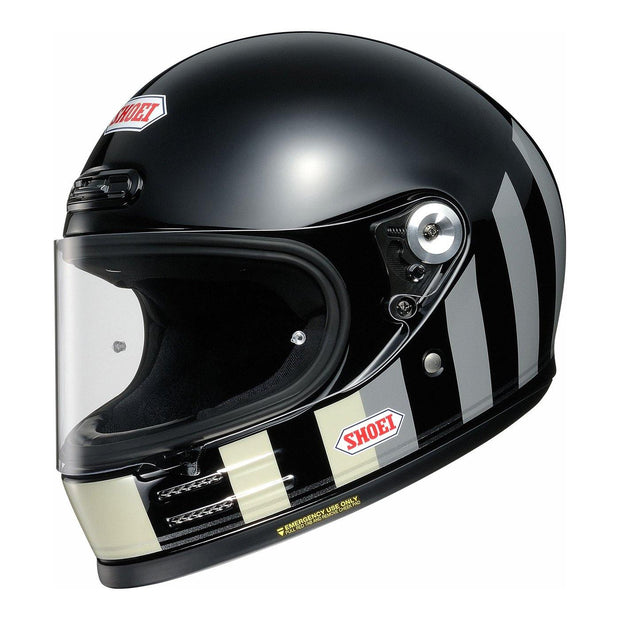 Shoei Glamster Helmet, Resurrection TC5 Black / Grey - Foxxmoto 