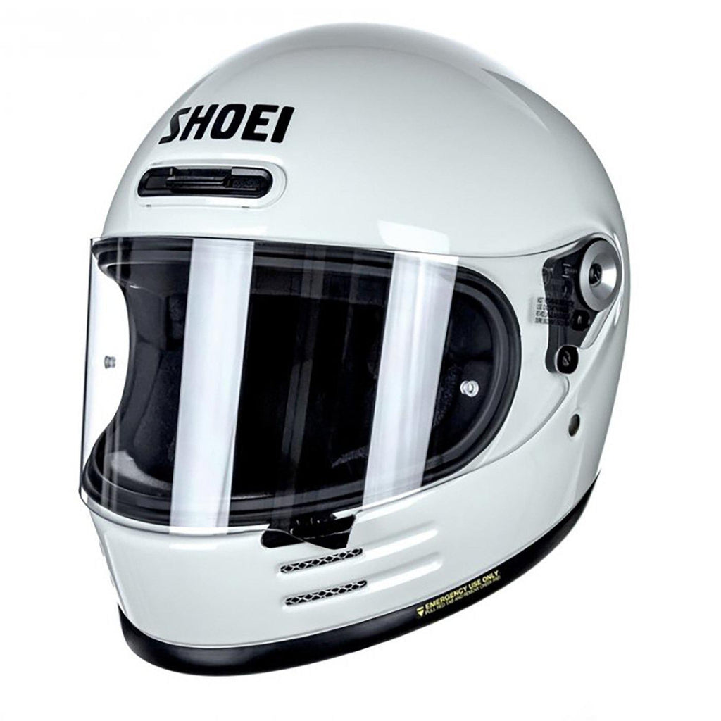Buy Shoei Glamster white full face motorcycle helmet, FREE Delivery