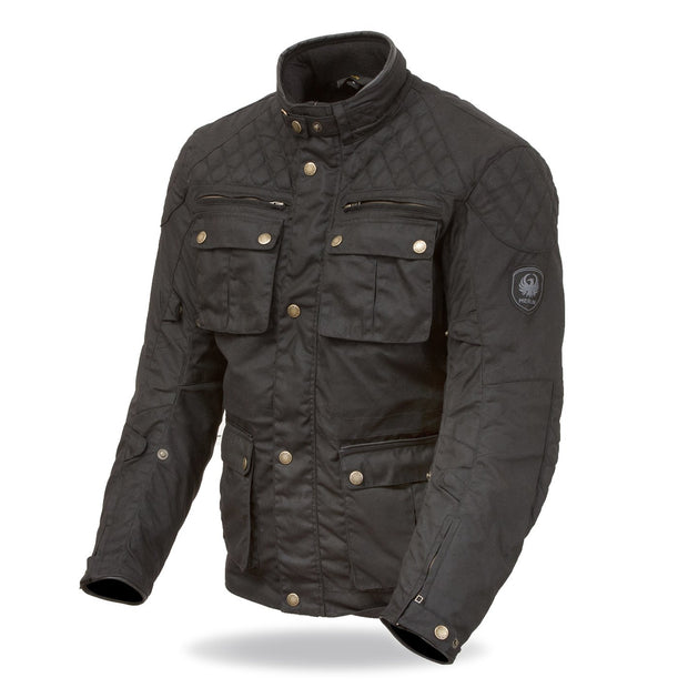 Merlin Edale, Waxed Armoured Motorcycle Jacket - Foxxmoto 