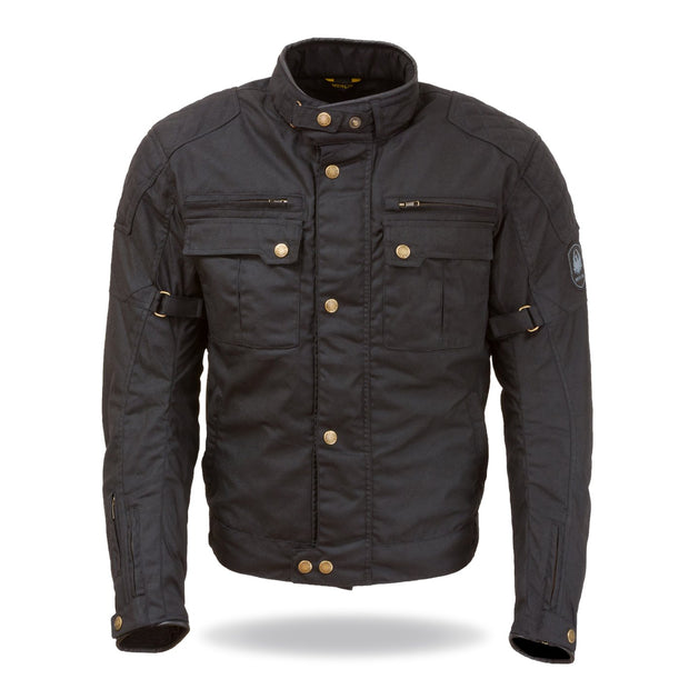 Merlin Perton, Waxed Armoured Motorcycle Jacket - Foxxmoto 