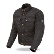 Merlin Perton, Waxed Armoured Motorcycle Jacket - Foxxmoto 