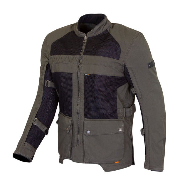Merlin Sayan Explorer Merlin Mahala Explorer Raid D3O Armoured Motorcycle Jacket, Olive