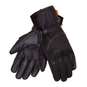 Merlin Ranger Waxed Waterproof D30 Armoured Motorcycle Gloves, Black