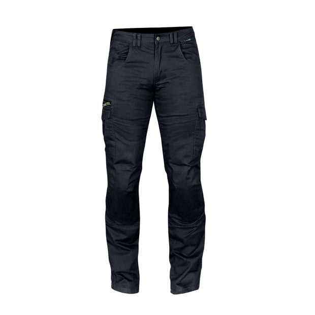 Route One Remy Kevlar Lined Armoured Cargo Jeans, Black
