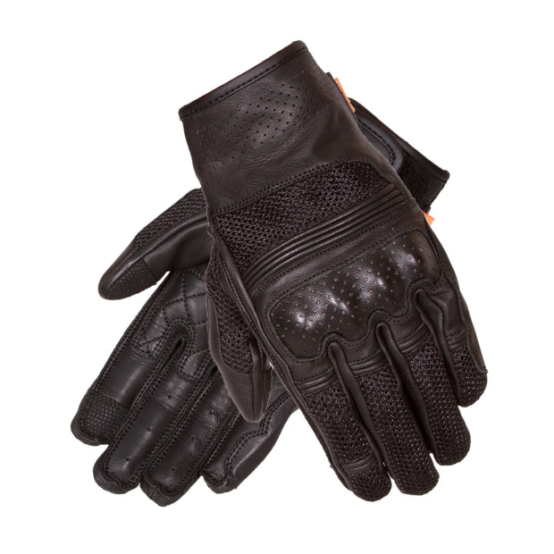 Merlin Shenstone Airflow D30 Armoured Motorcycle Gloves, Black