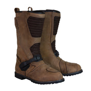 Merlin Teton G24 Leather D30 Armoured Motorcycle Boots, Brown