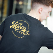 Merlin Truro Signature T Shirt, Black