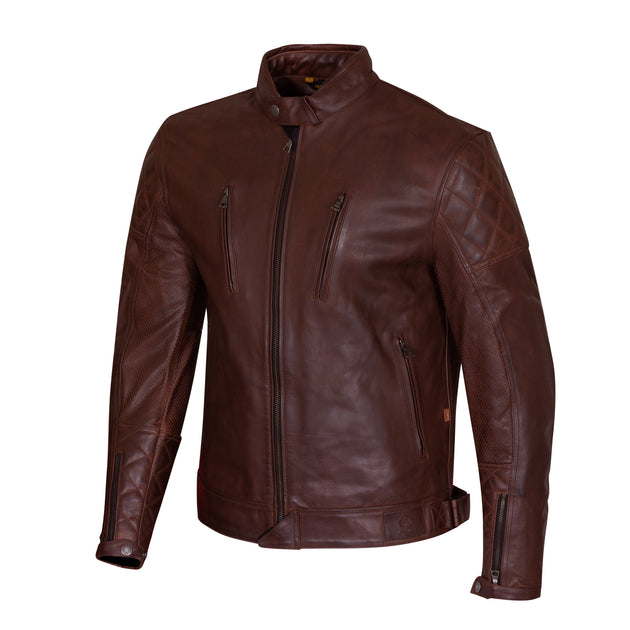 Merlin Wishaw D30 Armoured Leather Jacket, Brown | Shop Classic ...