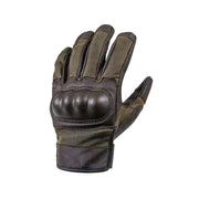Merlin Glenn, Waxed & Leather Armoured Gloves - Foxxmoto 