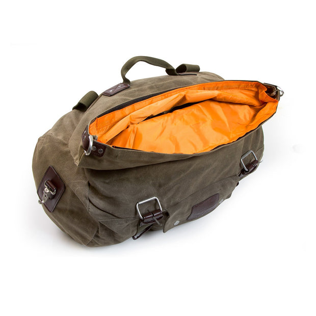 Oxford Heritage Roll Bag, Waxed Cotton 50 Litre - Foxxmoto 