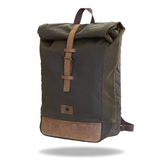 Buy Merlin Yarnfield, Roll Top Waxed Cotton Rucksack - FREE Delivery