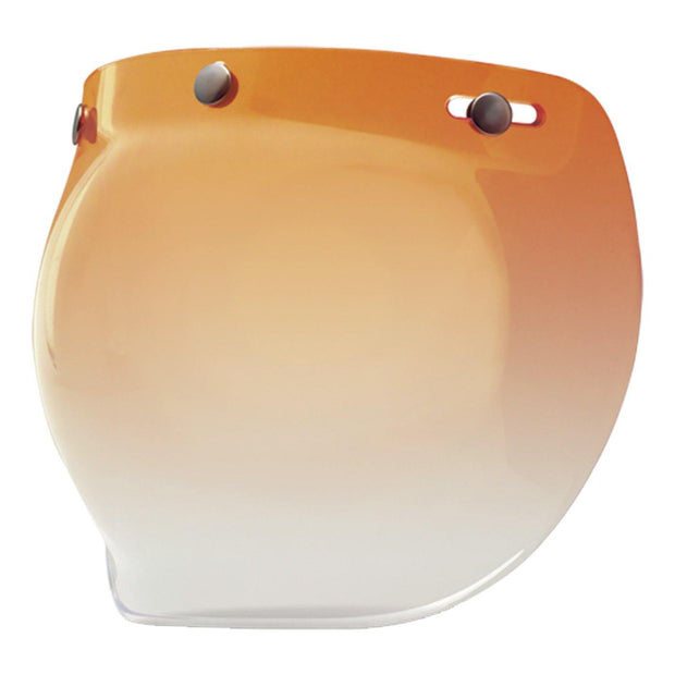 Bell Cruiser Custom 500 Helmet, Snap-On Bubble Visor Amber Gradient - Foxxmoto 