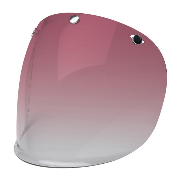 Bell Cruiser Custom 500 Helmet, Snap-On Straight Visor Pink Gradient - Foxxmoto 