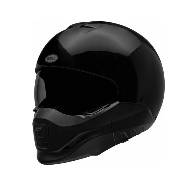 Bell Broozer Solid/Gloss Black at Foxxmoto