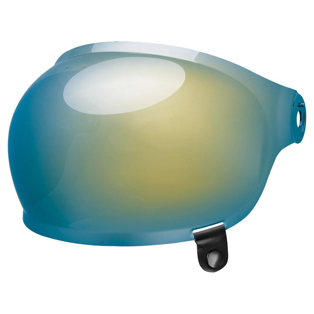 Bell Cruiser Bullitt Helmet Bubble Visor, Gold Iridium - Foxxmoto 