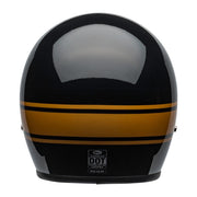 Bell Cruiser Custom 500 DLX Helmet, Streak Gloss Black/Gold - Foxxmoto 