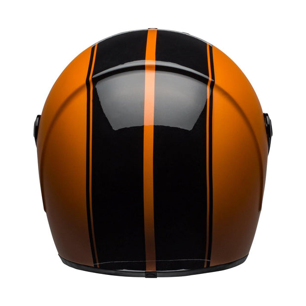 Bell Cruiser Eliminator Helmet, Rally Metallic Orange/Gloss Black - Foxxmoto 