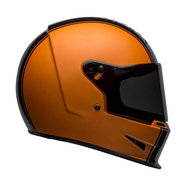 Bell Cruiser Eliminator Helmet, Rally Metallic Orange/Gloss Black - Foxxmoto 