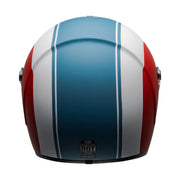 Bell Cruiser Eliminator Helmet, Slayer White/Red/Blue - Foxxmoto 