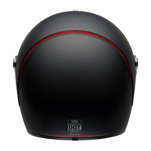 Bell Cruiser Eliminator Helmet, Vanish Matt Black/Red - Foxxmoto 