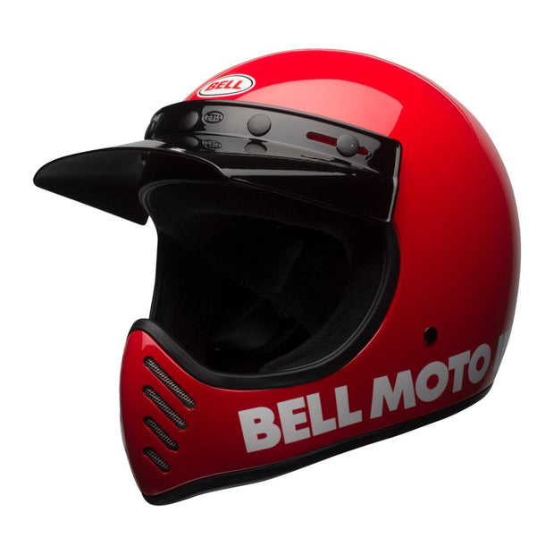 Bell Cruiser Moto 3 Helmet, Classic Red - Foxxmoto 