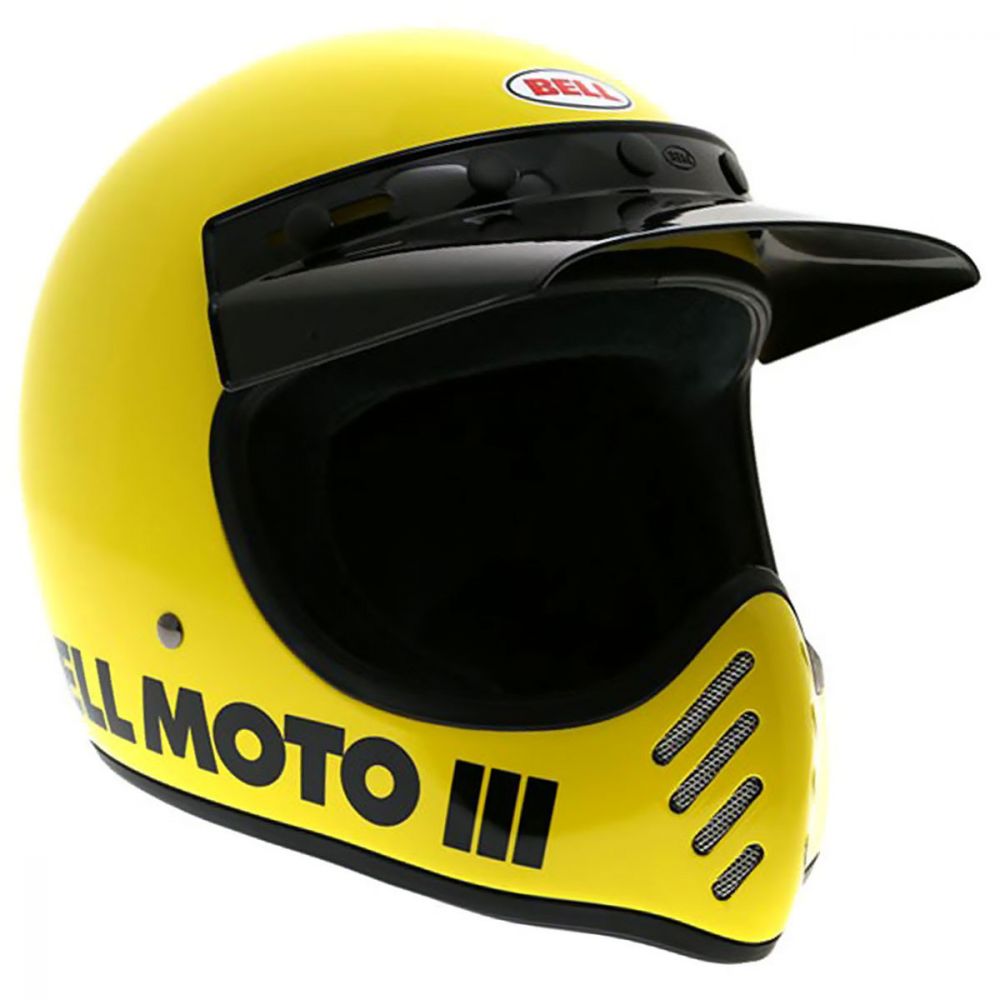 Buy Bell Cruiser Moto 3 Helmet, Classic yellow - FREE Delivery