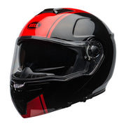 Bell Street SRT Modular Helmet, Ribbon Black/Red - Foxxmoto 