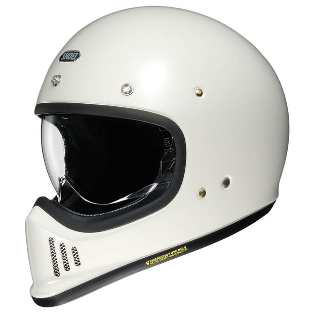 Shoei Ex-Zero Helmet, Off White - Foxxmoto 