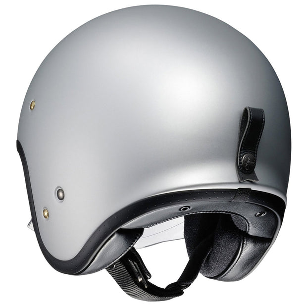 Shoei J.O. Helmet, Matt Light Silver - Foxxmoto 